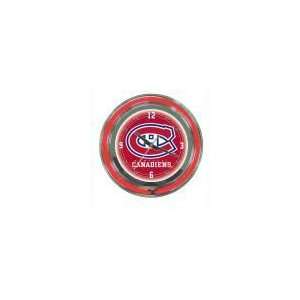  NHL Montreal Canadians Neon Clock   14 inch Diameter
