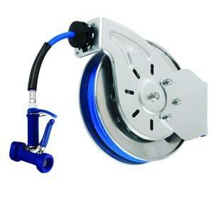  T&S B 7112 05 15 Open Stainless Steel Hose Reel with MV 