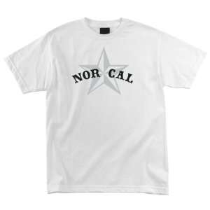 Nor Cal GIRLS Fitted T Shirt Nautical   White  Sports 