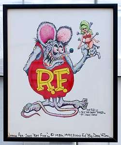 ORIGINAL RAT FINK ART COLLECTION ED ROTH JOHNNY ACE ROTH STUDIOS 