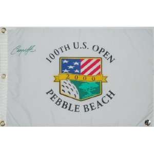   Casey Martin Signed 2000 Pebble Beach US Open Flag