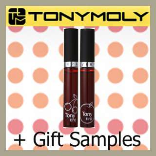   Tony Tint Set (#1 Cherry Pink + #2 Red Apple) + Gift Sample  