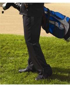 Adidas Mens Golf Range Wear Side Zip Pants Black S 2XL Warm Up Sports 