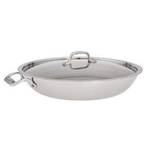    All Clad Stainless Steel 13 Paella Pan with Lid