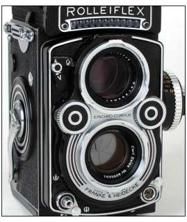 Mint * Rolleiflex 3.5F TLR camera w/Planar 75mm f/3.5 lens 75/f3.5 