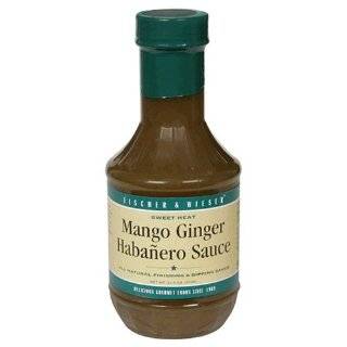 Fischer & Wieser Mango Ginger Habanero Sauce, 21 Oz Bottles (Pack of 