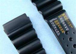 24mm Black Rubber Diver Replacement WatchBand Fit Citizen Aqualand 