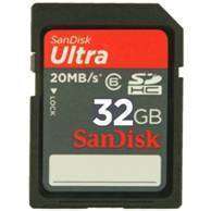 SanDisk Ultra SDHC Class 6 32GB 32G 32 G GB SD HC 20MB  