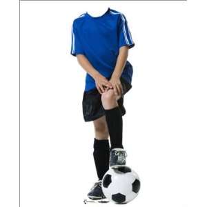  Soccer Kid Life Size Photo Cutout 48in Toys & Games
