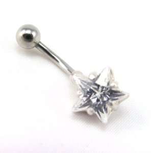  Body piercing Star white. Jewelry