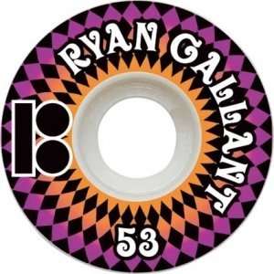  Plan B Skateboards Acid Trip 53mm Ryan Gallant Wheel 