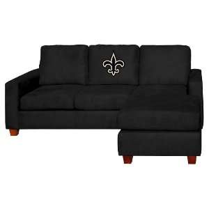 Home Team NFL New Orleans Saints Front Row Sofa:  Sports 