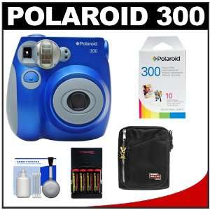 com Polaroid PIC 300L Instant Film Analog Camera (Blue) with Polaroid 