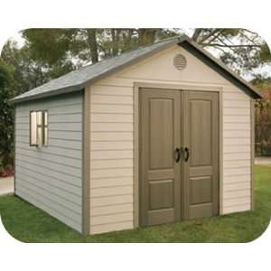   11x13 Plastic Outdoor Storage Shed with Floor [6415]