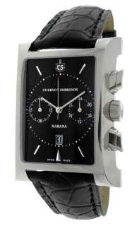 Cuervo Y Sobrinos Esplendidos Chronograph Silver automatic Mens Watch 