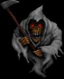 Grim Reaper Death Gothic ring Skeleton Skull Silver 925  