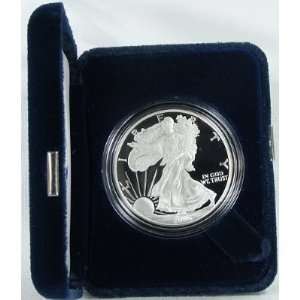  2006 American Silver Eagle Proof Dollar Coin W/box 