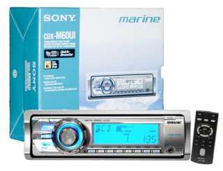 Brand New 208Watt Sony CDXM60UI Marine Boat CD MP3 HD Radio iPod 