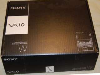 Gently Used Sony Vaio W Series VPCW121AX/W Mini Notebook Laptop White 