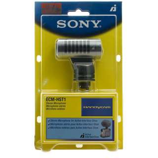Sony ECM HST1 Electret Condenser Stereo Mic for High Quality Handycam 