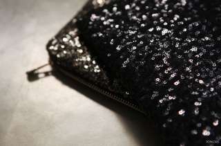   Sparkle Sequin Spangle Clutch Pouch Evening Bags Wallet Coin Purse