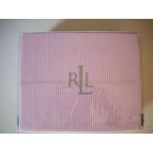 Lauren By Ralph Lauren Bedding University Pink Stripe Oxford Queen 4 