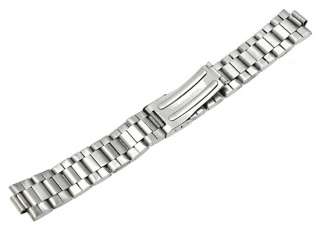 18mm Curved End Stainless Steel Watch Band Bracelet b76  