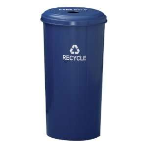   Tall Round Recycling Container w/ Round Opening