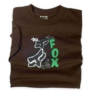  Fox Racing Youth Stacks T Shirt   Youth Large/Brown 