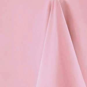   Pink Soft Cotton Feel Round Tablecloth 178cm diameter