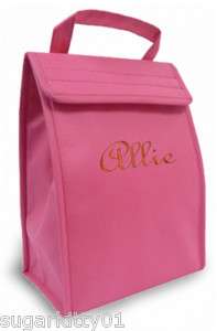 Personalized Insulated Lunch Bag Tote Lime, Royal, Pink  