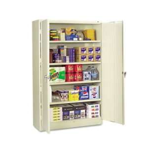 New   Assembled Jumbo Steel Storage Cabinet, 48w x 18d x 78h, Putty by 