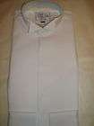 frederick theak white toastmaster marcella dress shirt full length bib