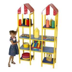    Double Tower Kiosk, Classroom Storage Cubbies