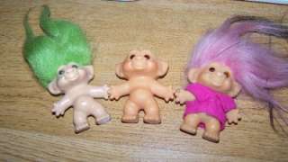 Dam Troll Doll Early 60s Grand Moms Collection Rare C64 SHORT TROLLS 