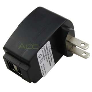 new generic universal 2 port usb travel charger adapter black quantity 