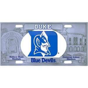   Blue Devils Pewter License Plate *SALE* 