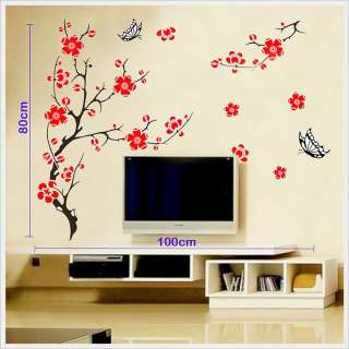 Blossom Flowers Tree Wall Stickers Mural art Decal Self Adhesive 