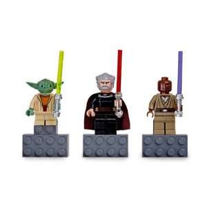  Lego Star Wars Mini Figure Magnet Set   Yoda, Count Dooku 