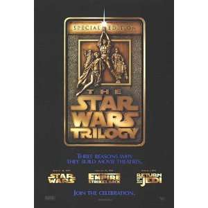  Star Wars 1997 Trilogy Movie Poster 27 X 40 Rolled 