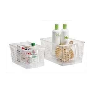  The Container Store Handled Storage Basket: Home & Kitchen