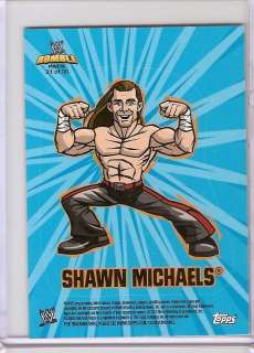 WWE RUMBLE PACK TRADING CARD SHAWN MICHAELS STICKER #21  