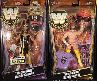   SAVAGE (MACHO KING & LEGENDS 5)   WWE PACKAGE DEAL TOY FIGURES  
