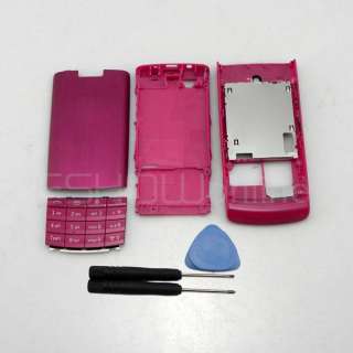 A2054E New Pink full Housing Cover+ Keyboard for Nokia X3 02  