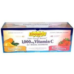 Emergen C Vitamin C Drink Mix Variety Pack   Total 80 Packets (40 
