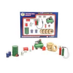  Garage Accessory Set for 1/24 Scale Cars Toys & Games