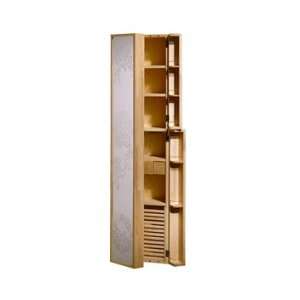  Wall Mount Storage Unit Made Of Nygangon Wood NATURAL 