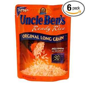 Uncle Bens Ready Rice Original Long Grain White 8.8 Ounce Packages 
