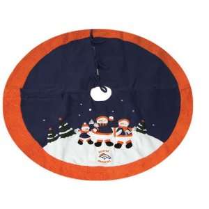   Denver Broncos NFL Snowman Holiday Tree Skirt (48) 