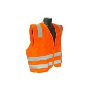  SV8OMM Class 2 Mesh Safety Vests, Orange, Medium